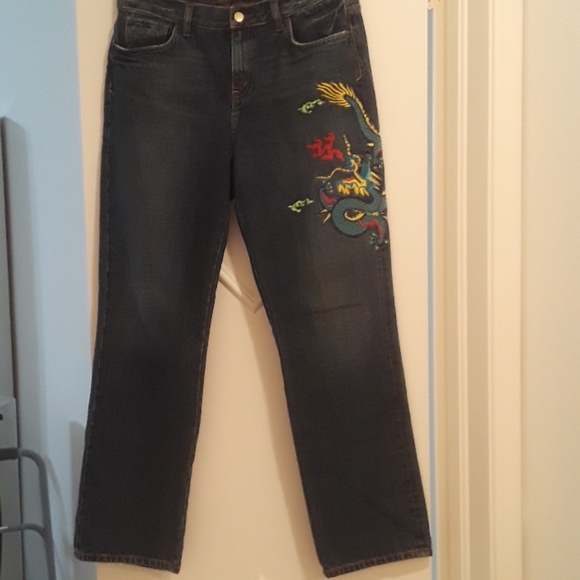 Lauren Ralph Lauren Denim - RALPH LAUREN JEANS 10P  EMBROIDERED Dragon
